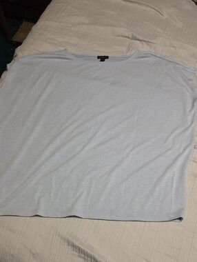 Ann Taylor Light Blue Short Sleeve Men's Tee